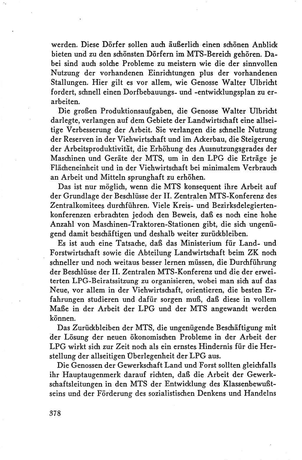 Protokoll der Verhandlungen des Ⅴ. Parteitages der Sozialistischen Einheitspartei Deutschlands (SED) [Deutsche Demokratische Republik (DDR)] 1958, Seite 378