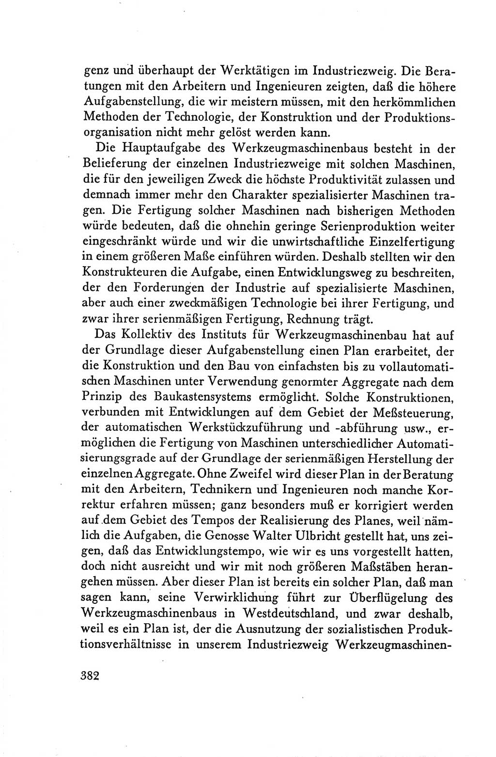Protokoll der Verhandlungen des Ⅴ. Parteitages der Sozialistischen Einheitspartei Deutschlands (SED) [Deutsche Demokratische Republik (DDR)] 1958, Seite 382