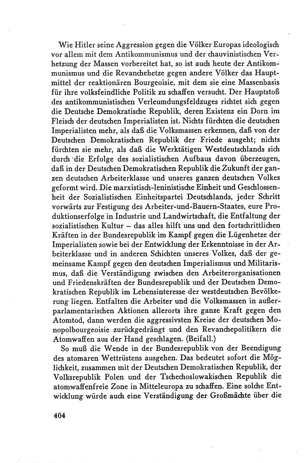 Protokoll der Verhandlungen des Ⅴ. Parteitages der Sozialistischen Einheitspartei Deutschlands (SED) [Deutsche Demokratische Republik (DDR)] 1958, Seite 404