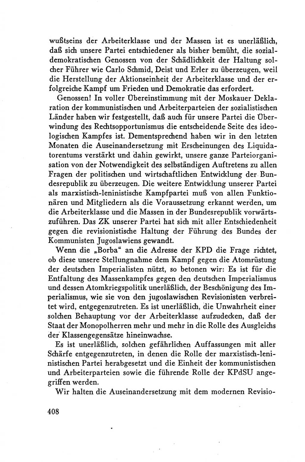 Protokoll der Verhandlungen des Ⅴ. Parteitages der Sozialistischen Einheitspartei Deutschlands (SED) [Deutsche Demokratische Republik (DDR)] 1958, Seite 408
