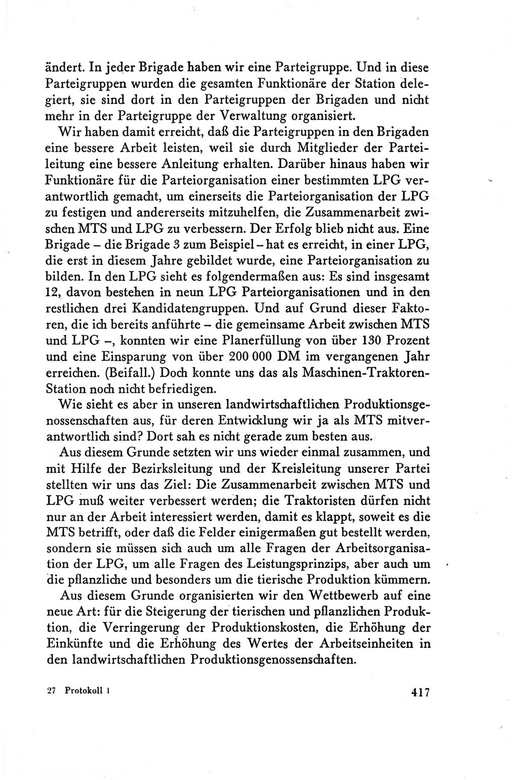 Protokoll der Verhandlungen des Ⅴ. Parteitages der Sozialistischen Einheitspartei Deutschlands (SED) [Deutsche Demokratische Republik (DDR)] 1958, Seite 417