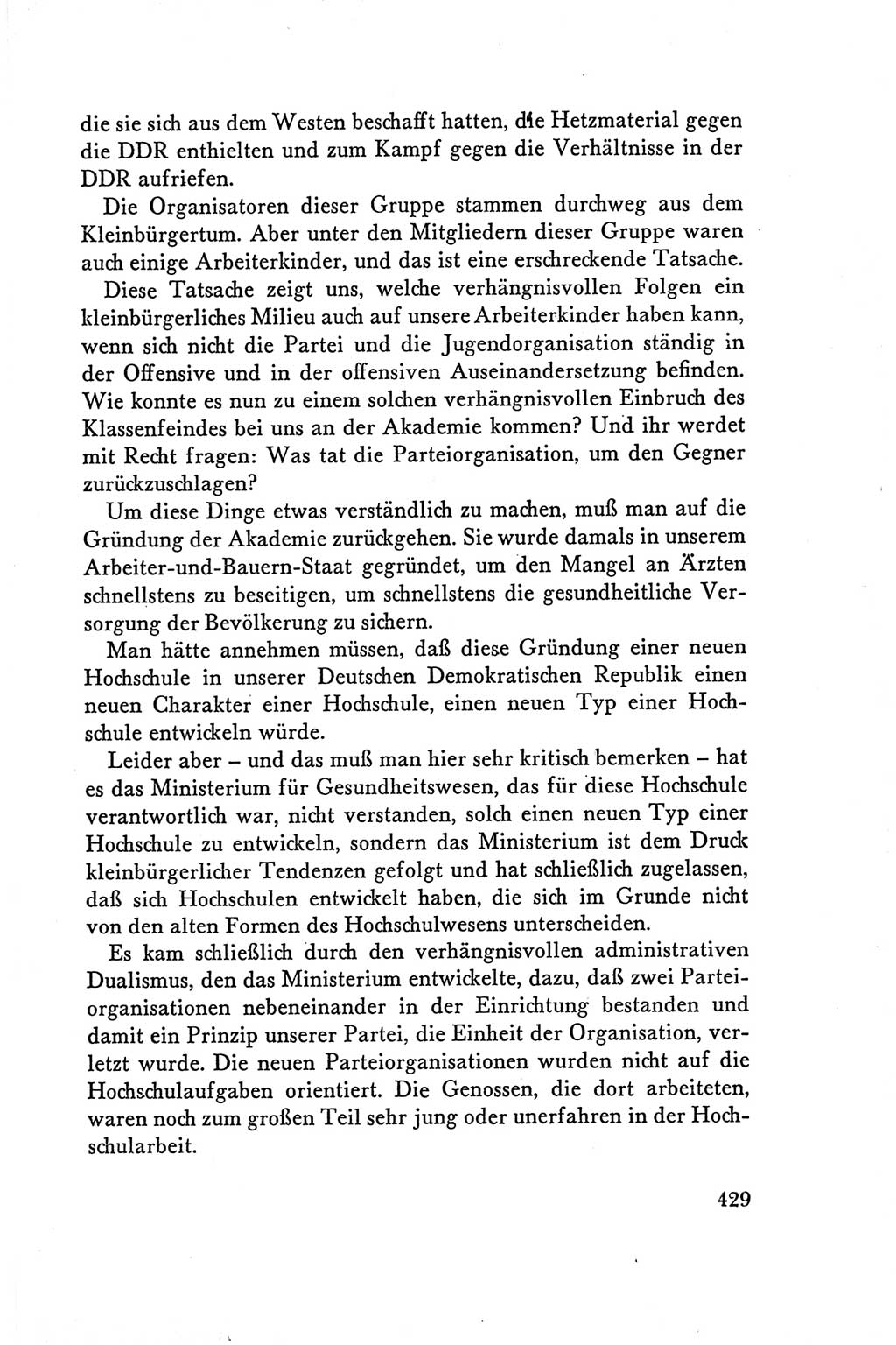 Protokoll der Verhandlungen des Ⅴ. Parteitages der Sozialistischen Einheitspartei Deutschlands (SED) [Deutsche Demokratische Republik (DDR)] 1958, Seite 429