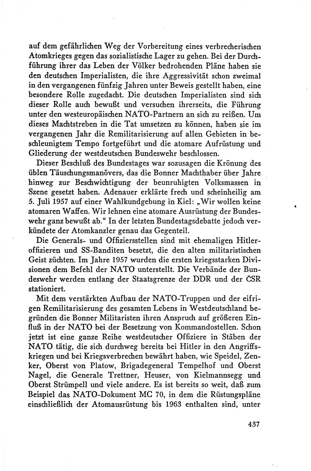 Protokoll der Verhandlungen des Ⅴ. Parteitages der Sozialistischen Einheitspartei Deutschlands (SED) [Deutsche Demokratische Republik (DDR)] 1958, Seite 437
