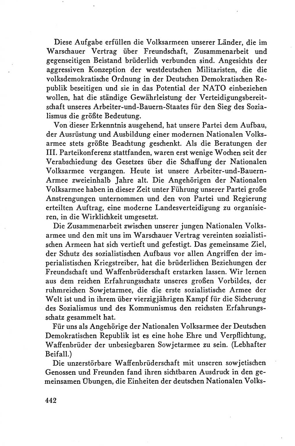 Protokoll der Verhandlungen des Ⅴ. Parteitages der Sozialistischen Einheitspartei Deutschlands (SED) [Deutsche Demokratische Republik (DDR)] 1958, Seite 442