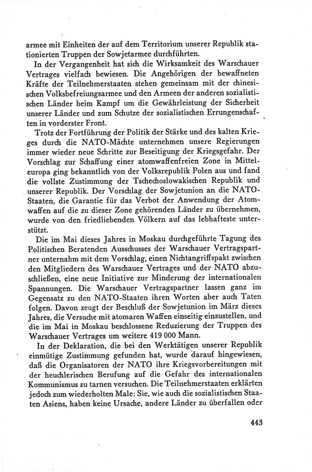 Protokoll der Verhandlungen des Ⅴ. Parteitages der Sozialistischen Einheitspartei Deutschlands (SED) [Deutsche Demokratische Republik (DDR)] 1958, Seite 443