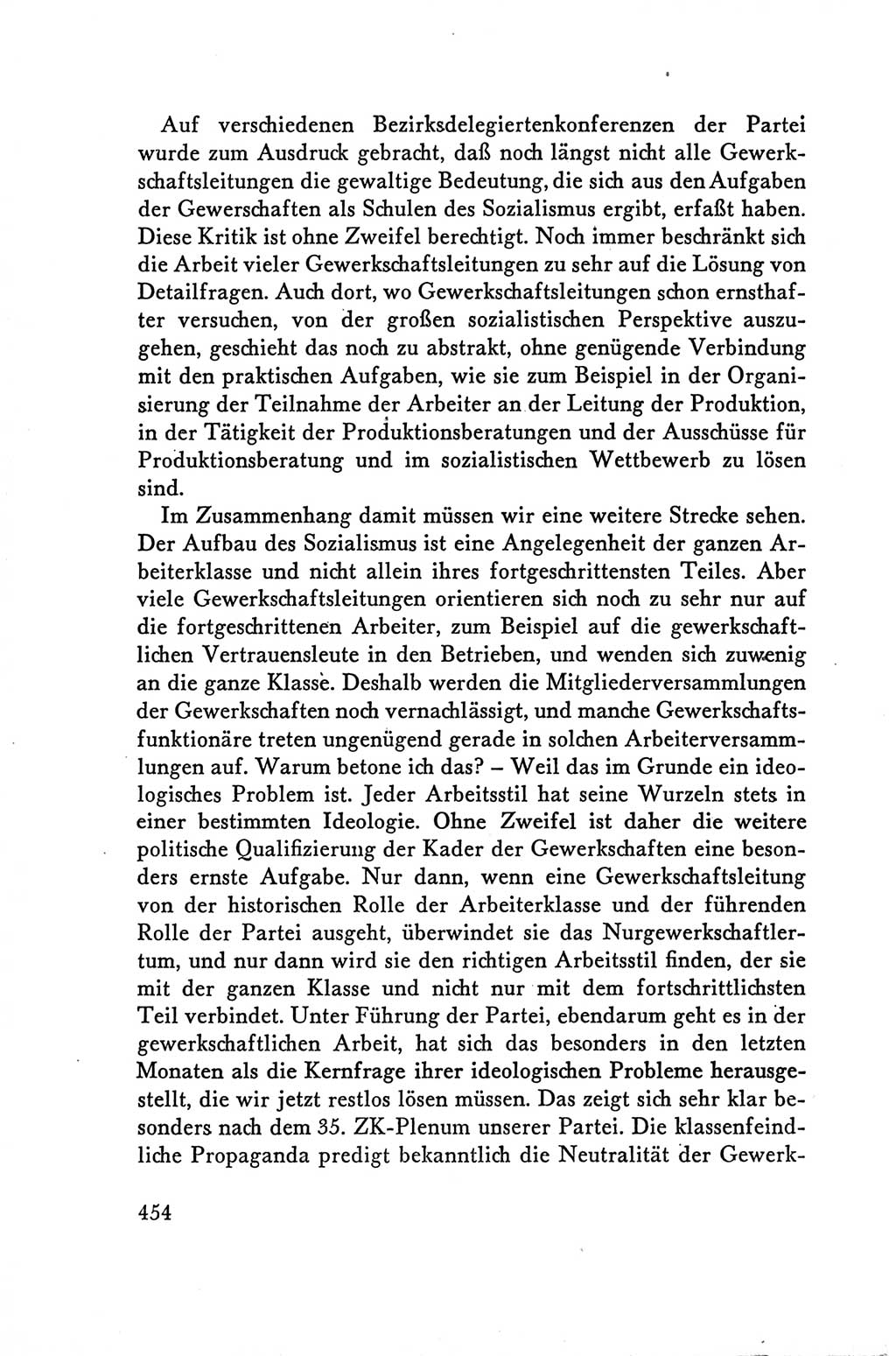 Protokoll der Verhandlungen des Ⅴ. Parteitages der Sozialistischen Einheitspartei Deutschlands (SED) [Deutsche Demokratische Republik (DDR)] 1958, Seite 454