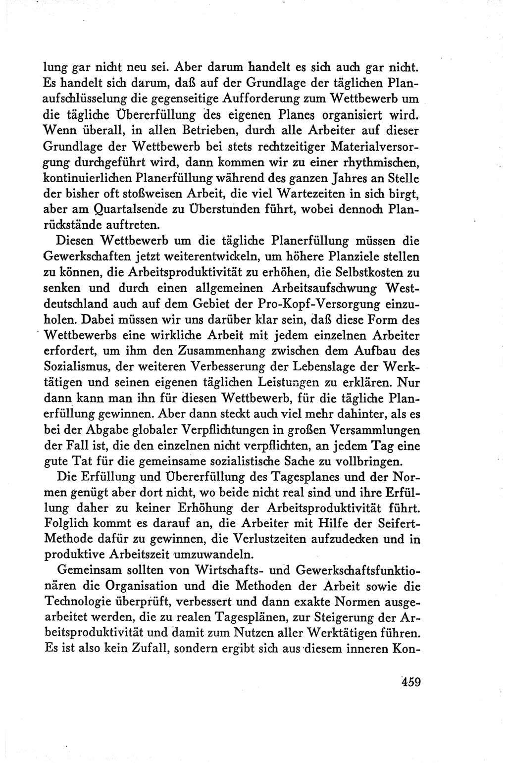 Protokoll der Verhandlungen des Ⅴ. Parteitages der Sozialistischen Einheitspartei Deutschlands (SED) [Deutsche Demokratische Republik (DDR)] 1958, Seite 459