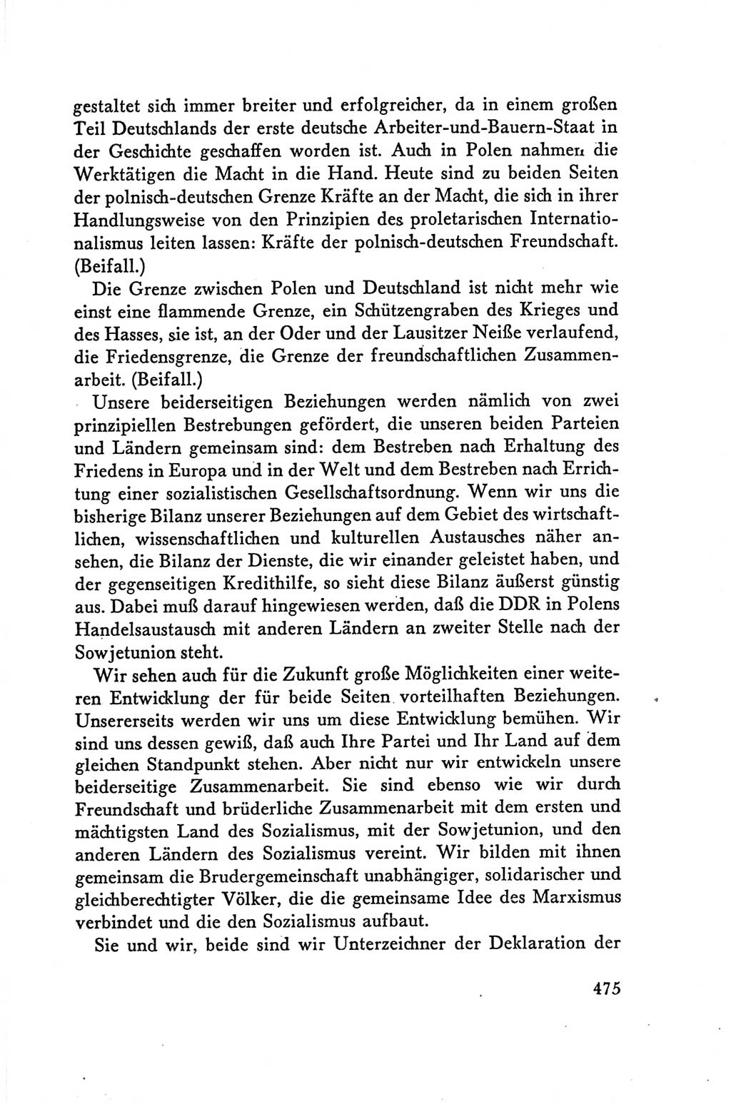 Protokoll der Verhandlungen des Ⅴ. Parteitages der Sozialistischen Einheitspartei Deutschlands (SED) [Deutsche Demokratische Republik (DDR)] 1958, Seite 475