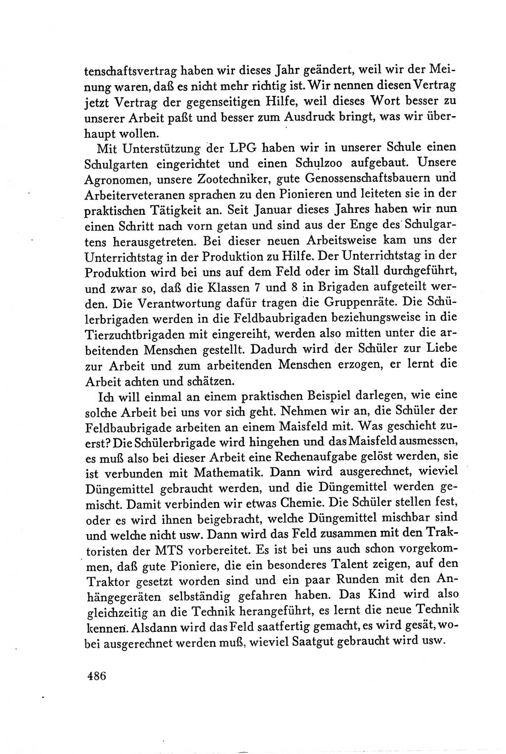 Protokoll der Verhandlungen des Ⅴ. Parteitages der Sozialistischen Einheitspartei Deutschlands (SED) [Deutsche Demokratische Republik (DDR)] 1958, Seite 486