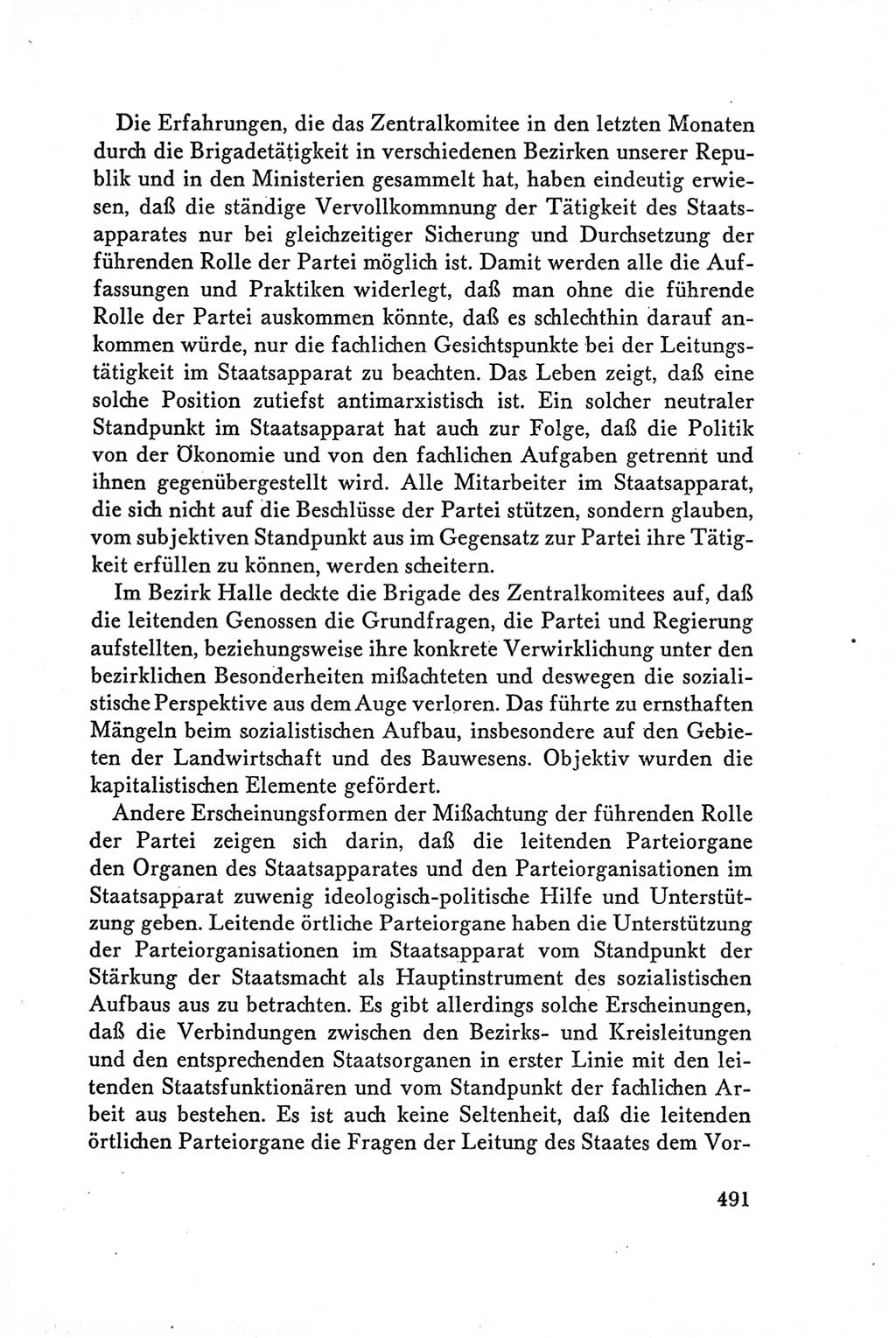 Protokoll der Verhandlungen des Ⅴ. Parteitages der Sozialistischen Einheitspartei Deutschlands (SED) [Deutsche Demokratische Republik (DDR)] 1958, Seite 491