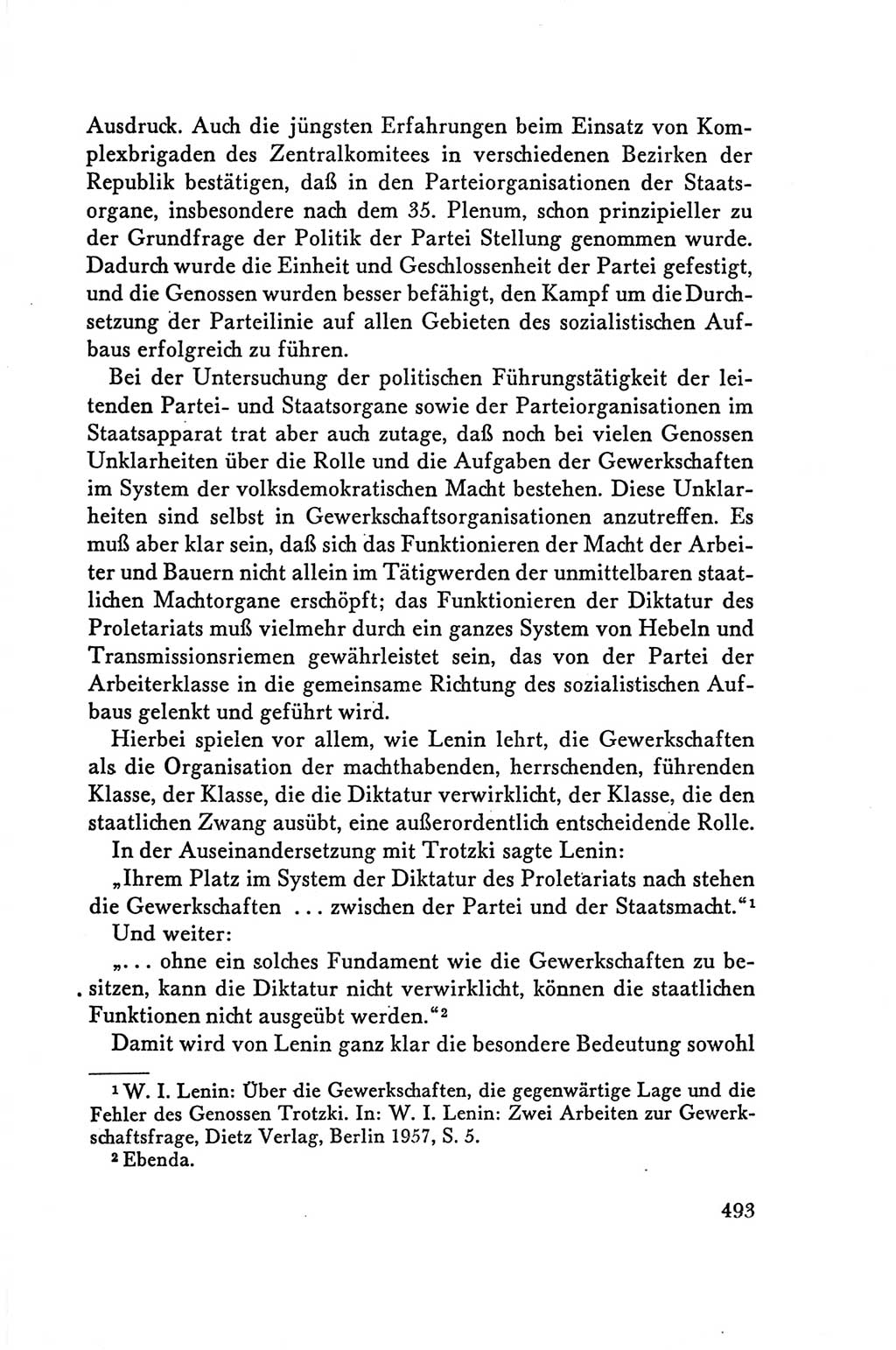 Protokoll der Verhandlungen des Ⅴ. Parteitages der Sozialistischen Einheitspartei Deutschlands (SED) [Deutsche Demokratische Republik (DDR)] 1958, Seite 493