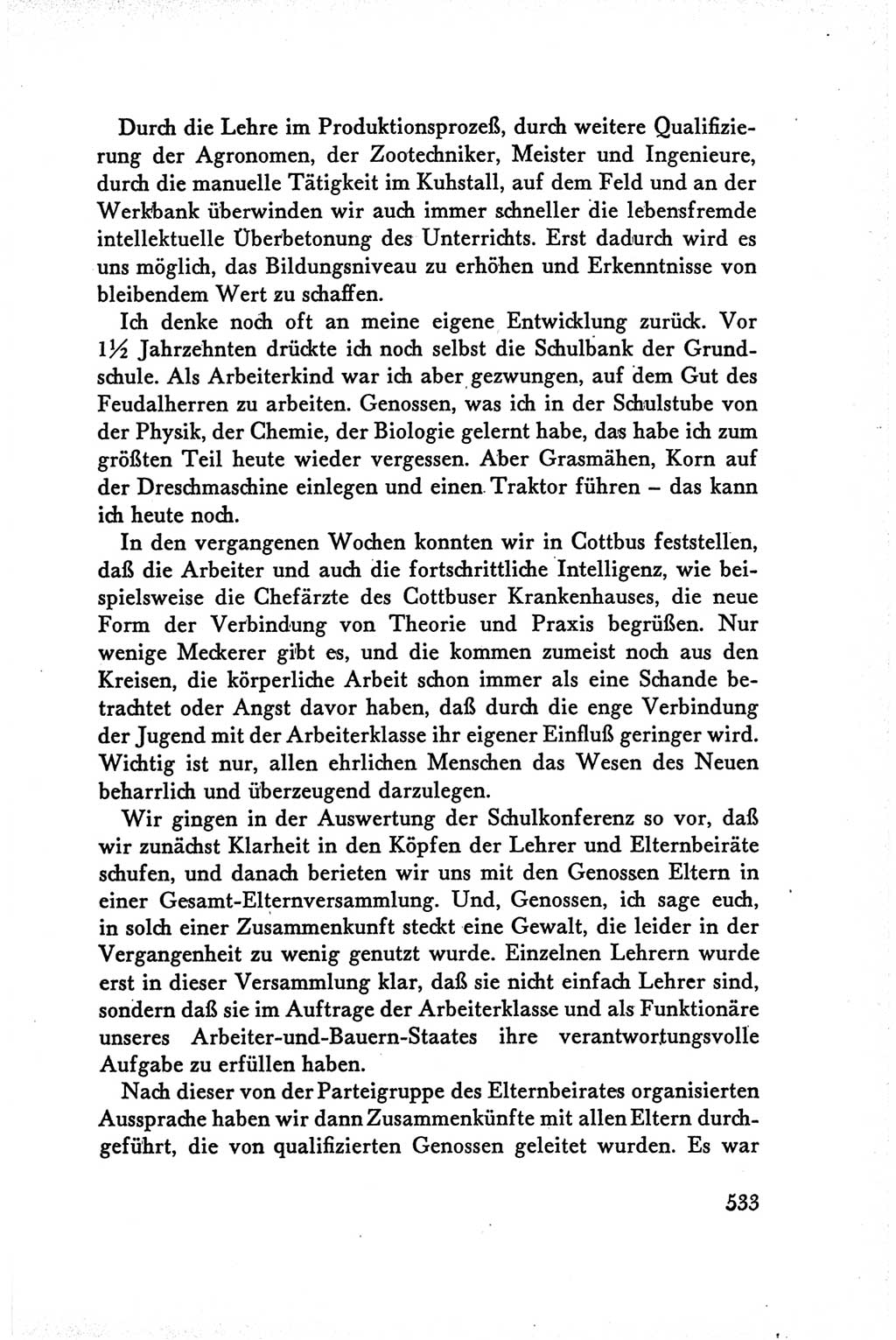 Protokoll der Verhandlungen des Ⅴ. Parteitages der Sozialistischen Einheitspartei Deutschlands (SED) [Deutsche Demokratische Republik (DDR)] 1958, Seite 533