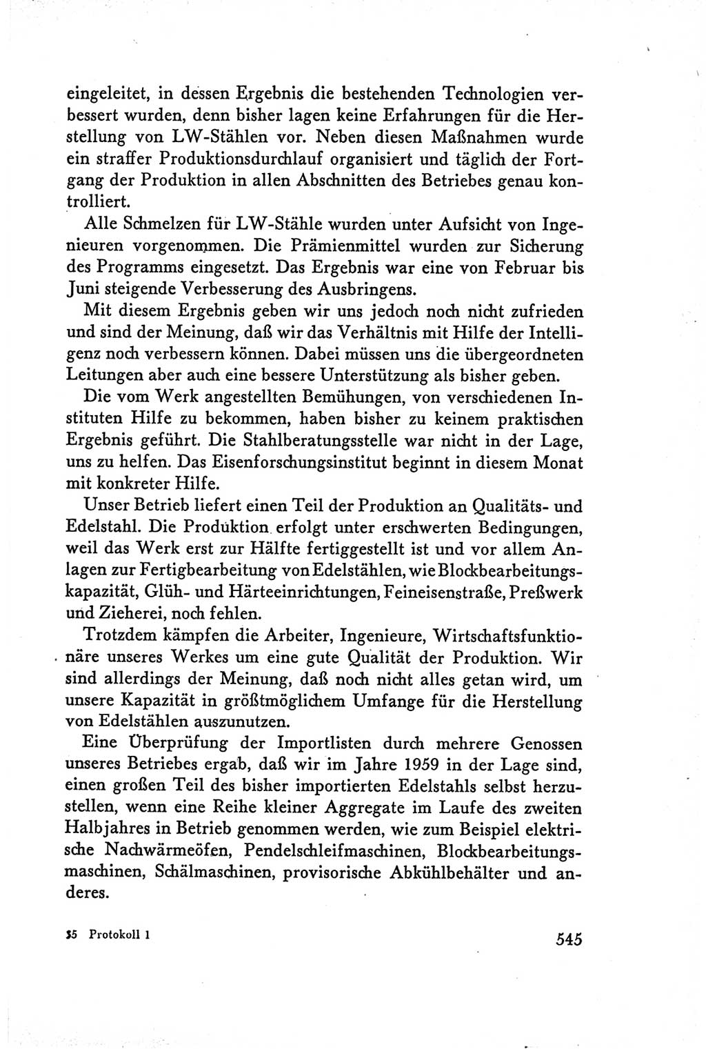 Protokoll der Verhandlungen des Ⅴ. Parteitages der Sozialistischen Einheitspartei Deutschlands (SED) [Deutsche Demokratische Republik (DDR)] 1958, Seite 545