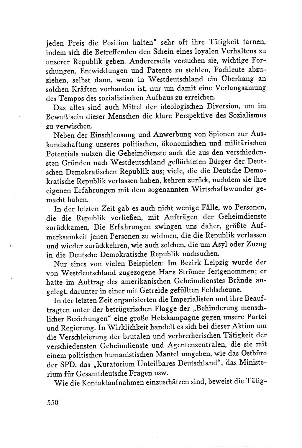 Protokoll der Verhandlungen des Ⅴ. Parteitages der Sozialistischen Einheitspartei Deutschlands (SED) [Deutsche Demokratische Republik (DDR)] 1958, Seite 550