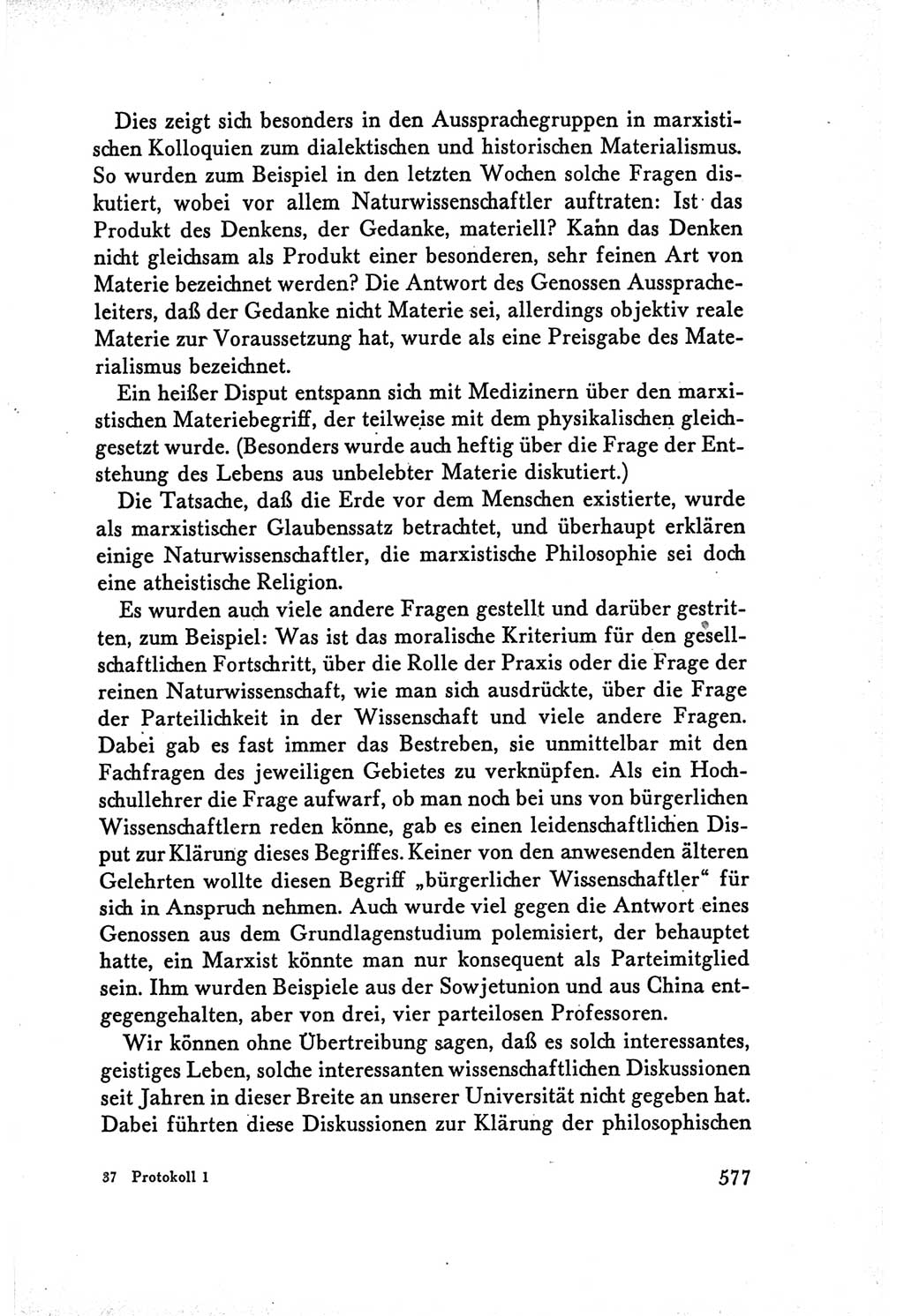 Protokoll der Verhandlungen des Ⅴ. Parteitages der Sozialistischen Einheitspartei Deutschlands (SED) [Deutsche Demokratische Republik (DDR)] 1958, Seite 577