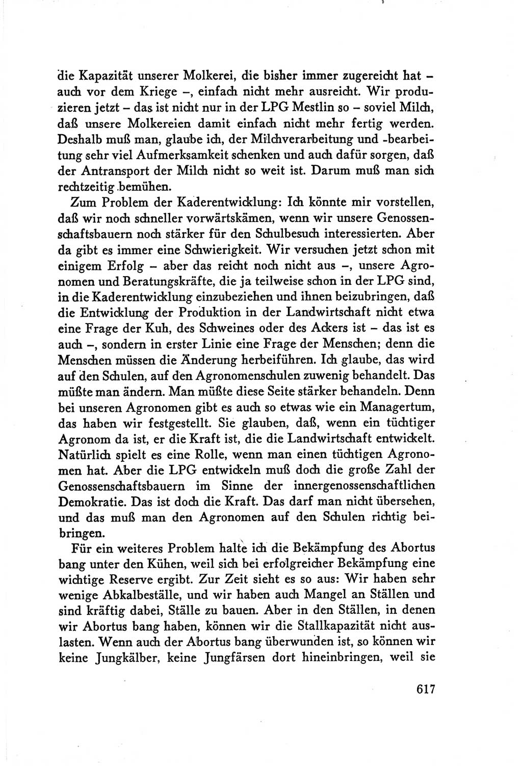 Protokoll der Verhandlungen des Ⅴ. Parteitages der Sozialistischen Einheitspartei Deutschlands (SED) [Deutsche Demokratische Republik (DDR)] 1958, Seite 617