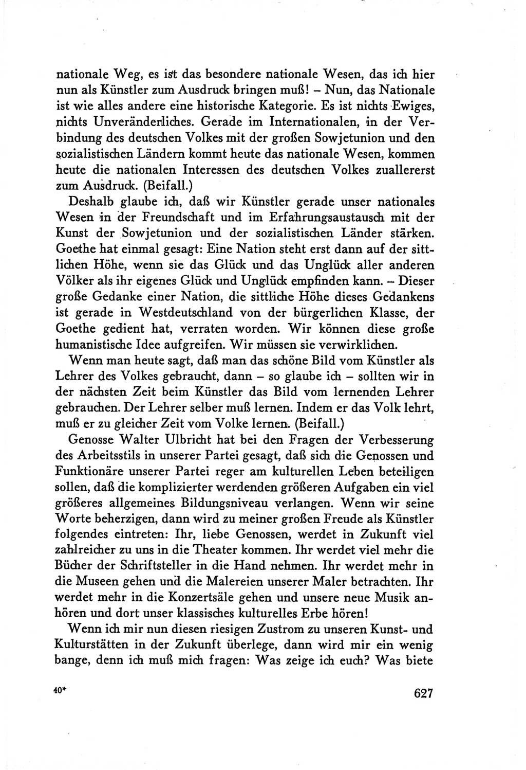 Protokoll der Verhandlungen des Ⅴ. Parteitages der Sozialistischen Einheitspartei Deutschlands (SED) [Deutsche Demokratische Republik (DDR)] 1958, Seite 627