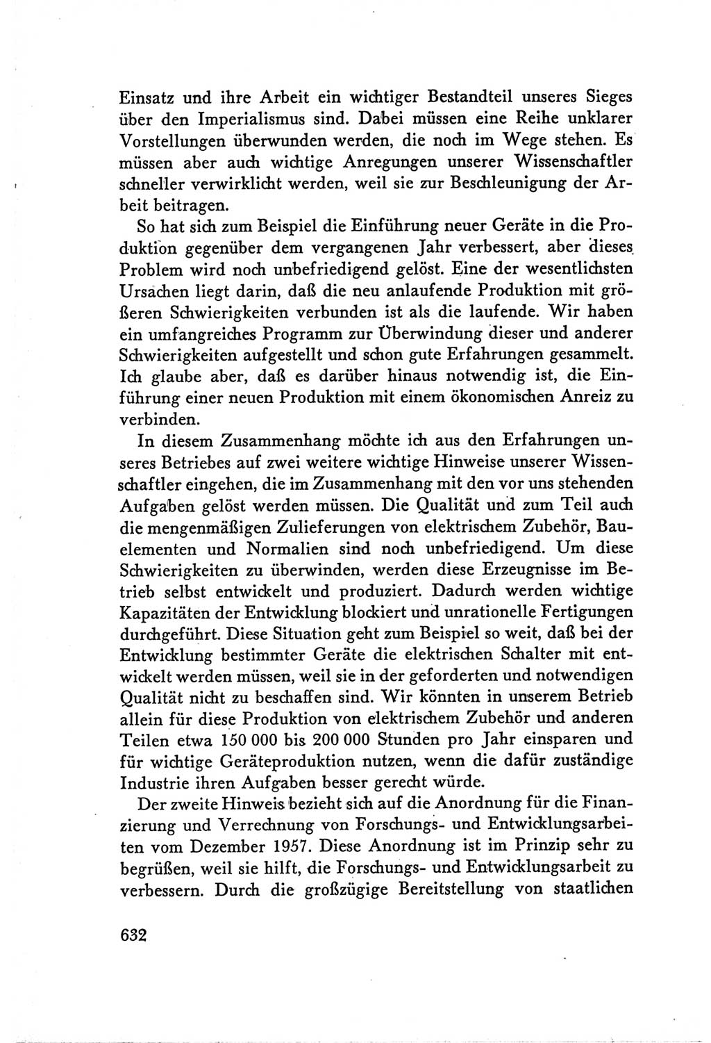 Protokoll der Verhandlungen des Ⅴ. Parteitages der Sozialistischen Einheitspartei Deutschlands (SED) [Deutsche Demokratische Republik (DDR)] 1958, Seite 632