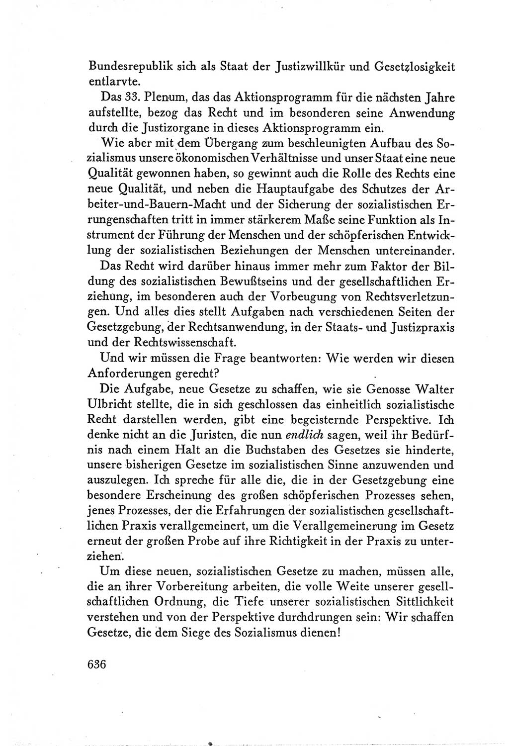 Protokoll der Verhandlungen des Ⅴ. Parteitages der Sozialistischen Einheitspartei Deutschlands (SED) [Deutsche Demokratische Republik (DDR)] 1958, Seite 636