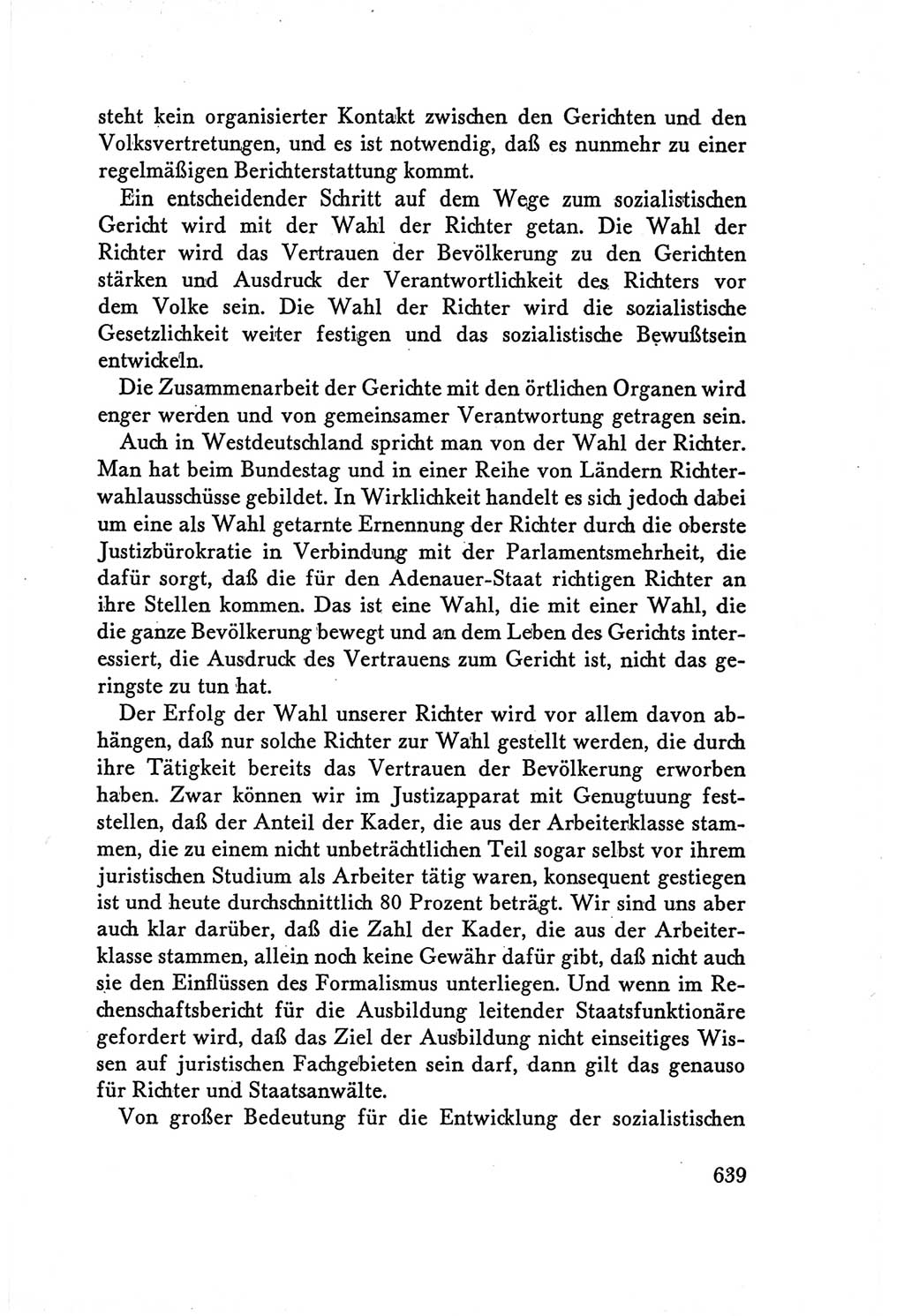Protokoll der Verhandlungen des Ⅴ. Parteitages der Sozialistischen Einheitspartei Deutschlands (SED) [Deutsche Demokratische Republik (DDR)] 1958, Seite 639