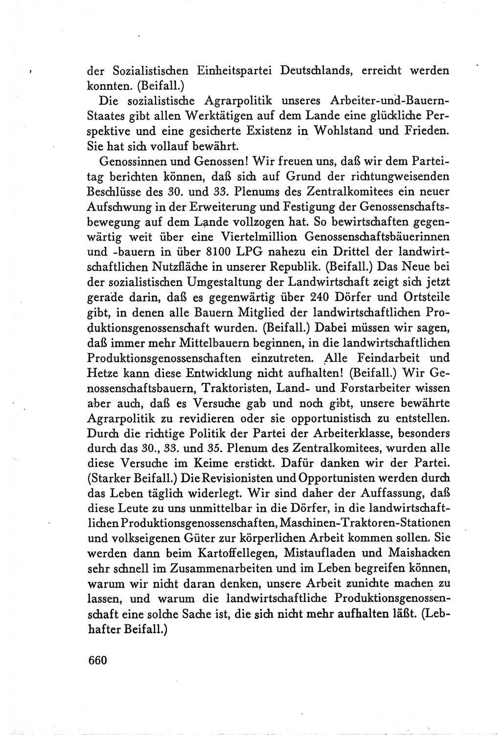 Protokoll der Verhandlungen des Ⅴ. Parteitages der Sozialistischen Einheitspartei Deutschlands (SED) [Deutsche Demokratische Republik (DDR)] 1958, Seite 660