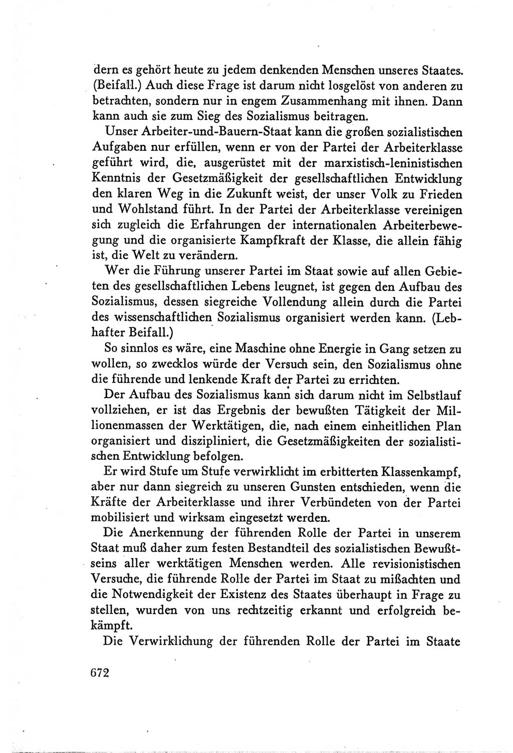 Protokoll der Verhandlungen des Ⅴ. Parteitages der Sozialistischen Einheitspartei Deutschlands (SED) [Deutsche Demokratische Republik (DDR)] 1958, Seite 672