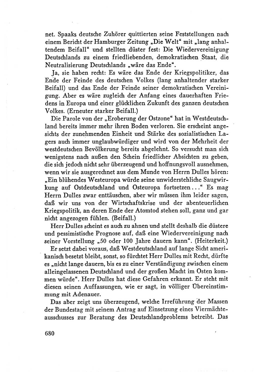 Protokoll der Verhandlungen des Ⅴ. Parteitages der Sozialistischen Einheitspartei Deutschlands (SED) [Deutsche Demokratische Republik (DDR)] 1958, Seite 680