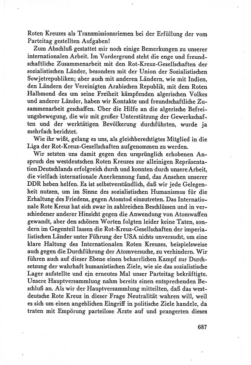 Protokoll der Verhandlungen des Ⅴ. Parteitages der Sozialistischen Einheitspartei Deutschlands (SED) [Deutsche Demokratische Republik (DDR)] 1958, Seite 687