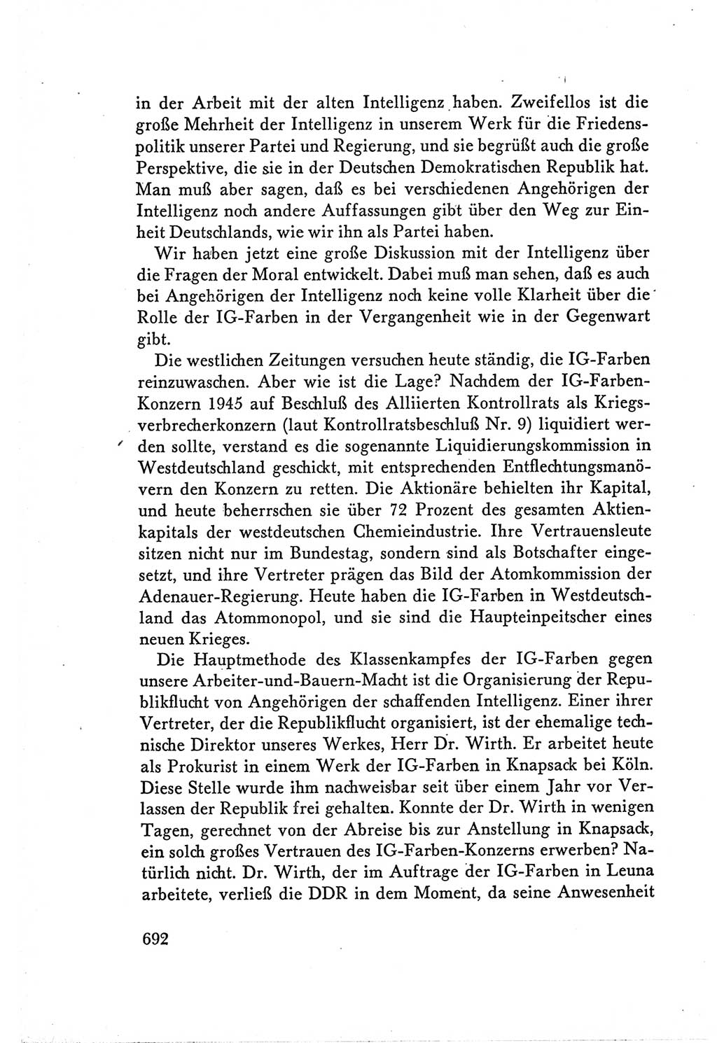 Protokoll der Verhandlungen des Ⅴ. Parteitages der Sozialistischen Einheitspartei Deutschlands (SED) [Deutsche Demokratische Republik (DDR)] 1958, Seite 692