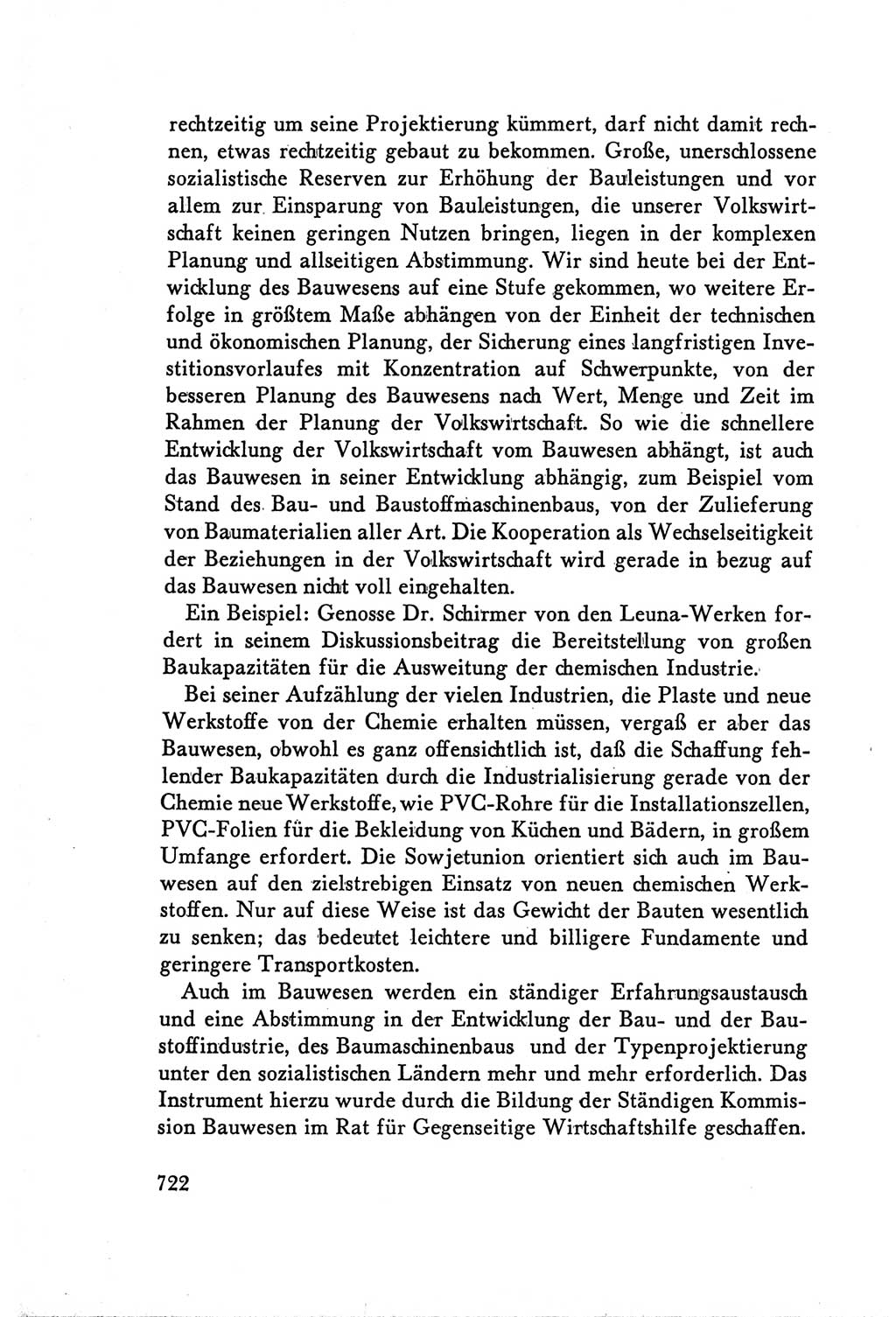 Protokoll der Verhandlungen des Ⅴ. Parteitages der Sozialistischen Einheitspartei Deutschlands (SED) [Deutsche Demokratische Republik (DDR)] 1958, Seite 722