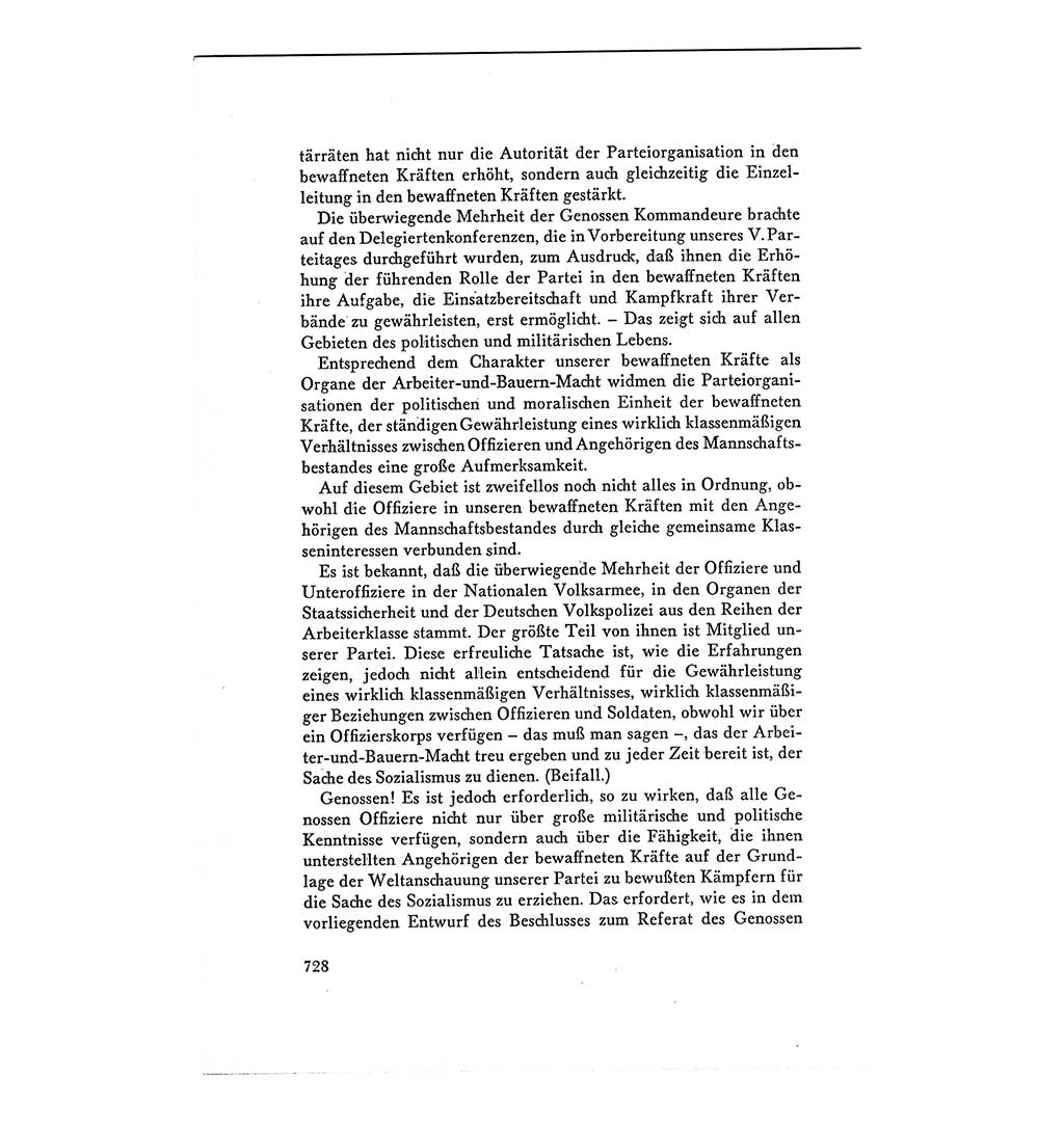 Protokoll der Verhandlungen des Ⅴ. Parteitages der Sozialistischen Einheitspartei Deutschlands (SED) [Deutsche Demokratische Republik (DDR)] 1958, Seite 728