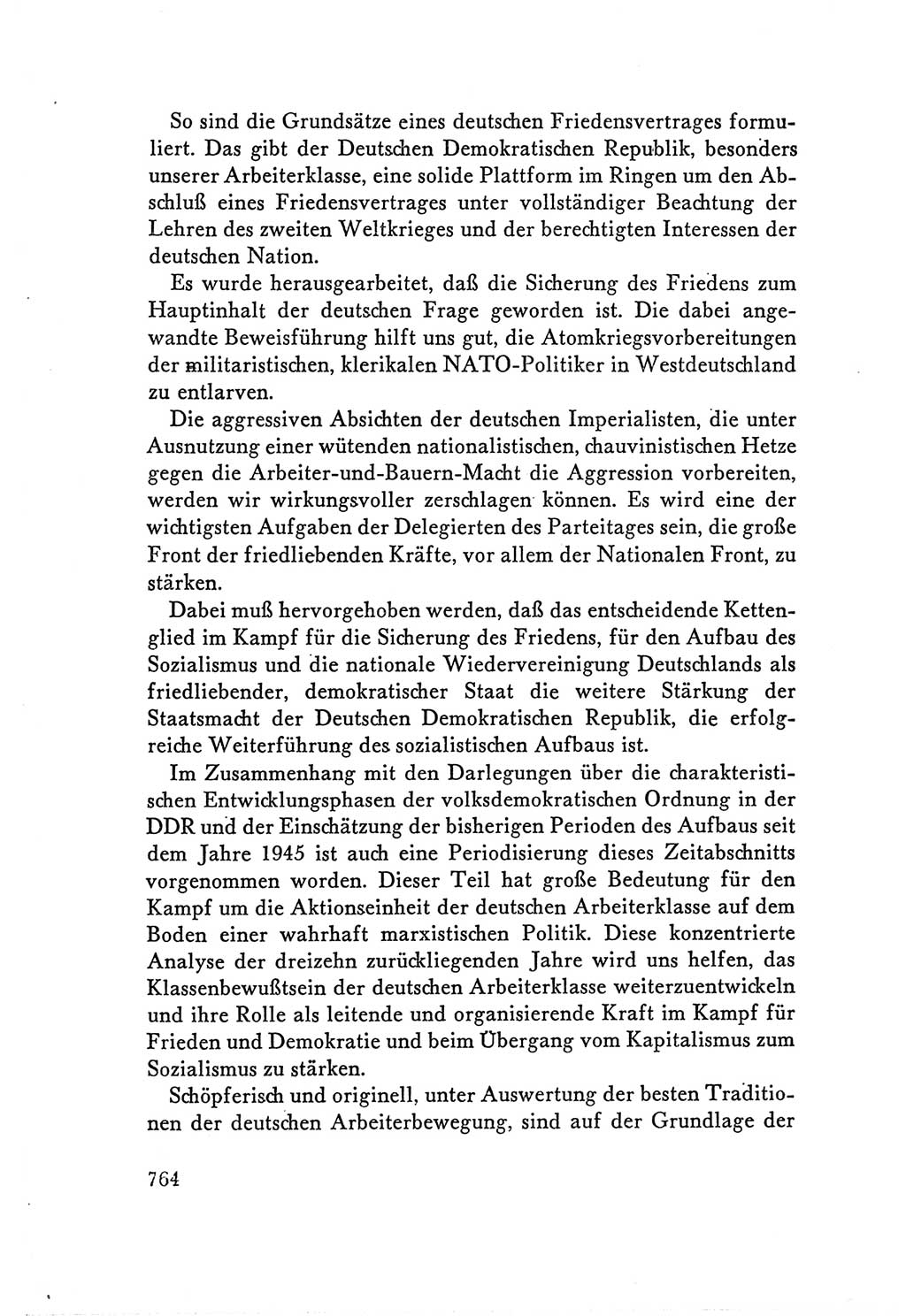 Protokoll der Verhandlungen des Ⅴ. Parteitages der Sozialistischen Einheitspartei Deutschlands (SED) [Deutsche Demokratische Republik (DDR)] 1958, Seite 764