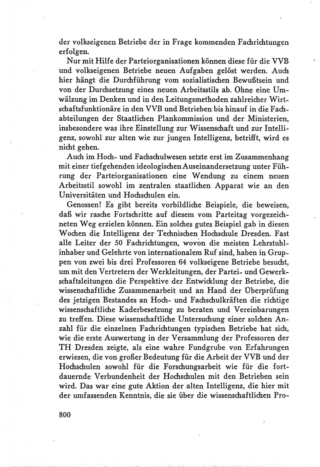 Protokoll der Verhandlungen des Ⅴ. Parteitages der Sozialistischen Einheitspartei Deutschlands (SED) [Deutsche Demokratische Republik (DDR)] 1958, Seite 800