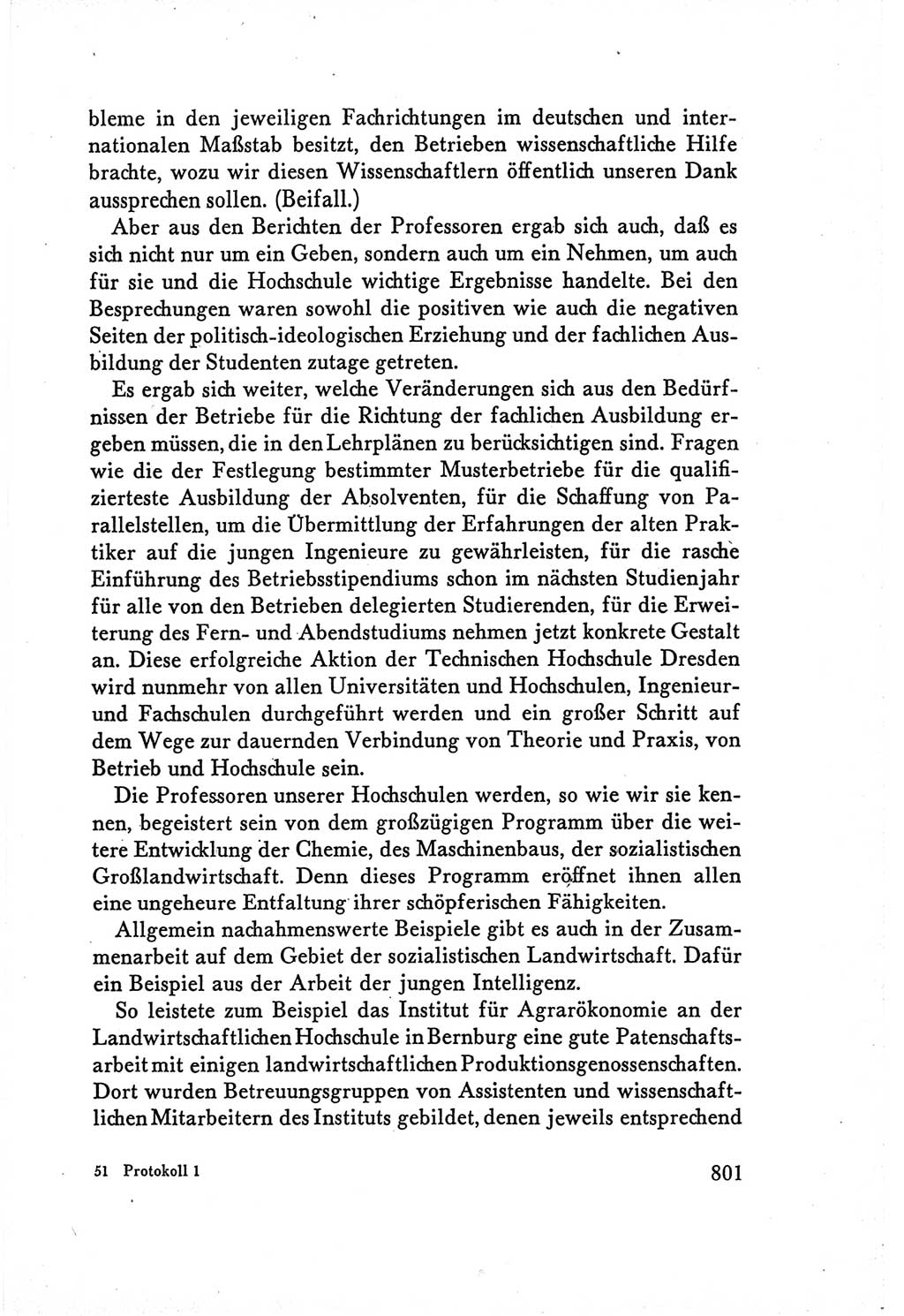 Protokoll der Verhandlungen des Ⅴ. Parteitages der Sozialistischen Einheitspartei Deutschlands (SED) [Deutsche Demokratische Republik (DDR)] 1958, Seite 801