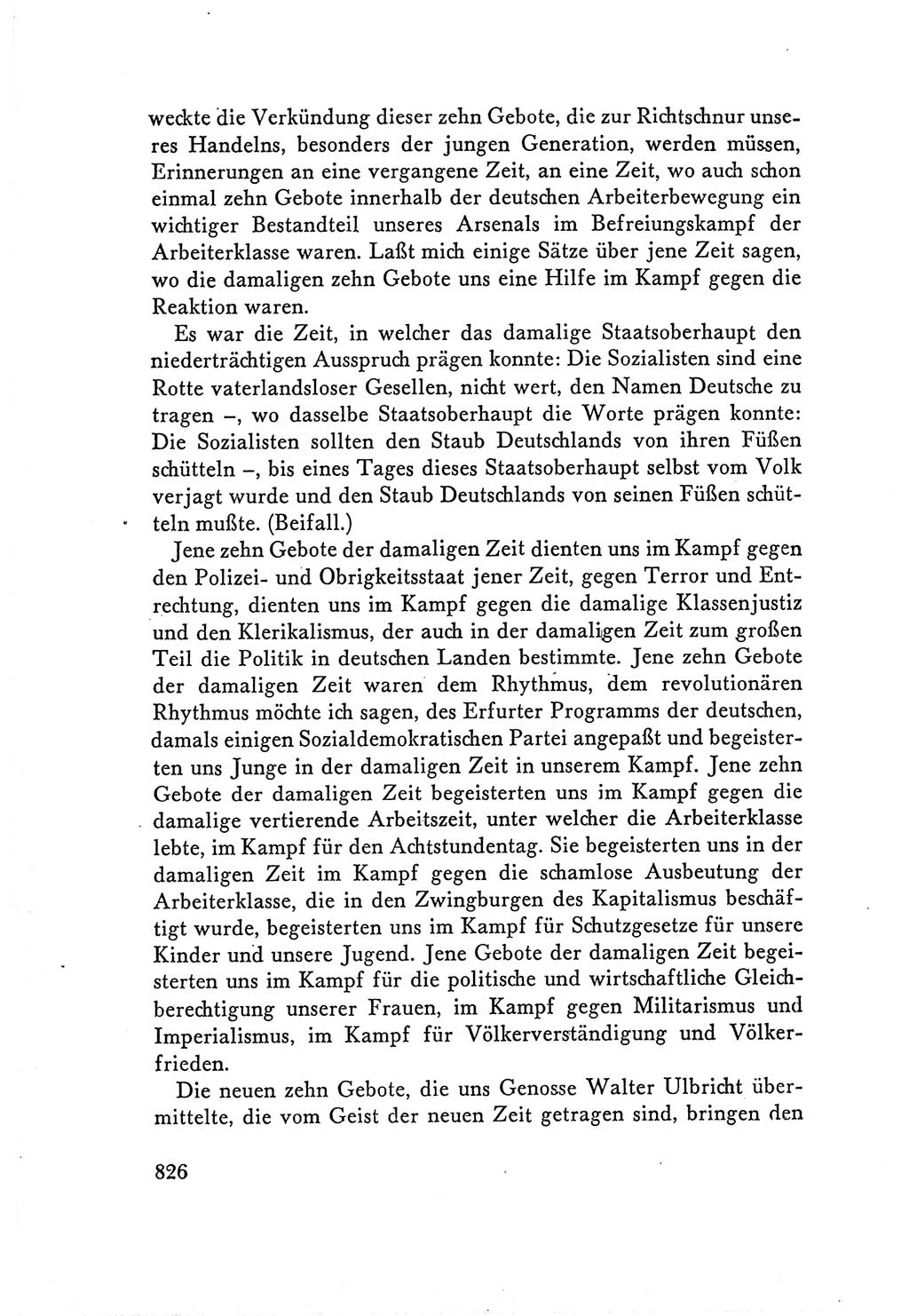 Protokoll der Verhandlungen des Ⅴ. Parteitages der Sozialistischen Einheitspartei Deutschlands (SED) [Deutsche Demokratische Republik (DDR)] 1958, Seite 826