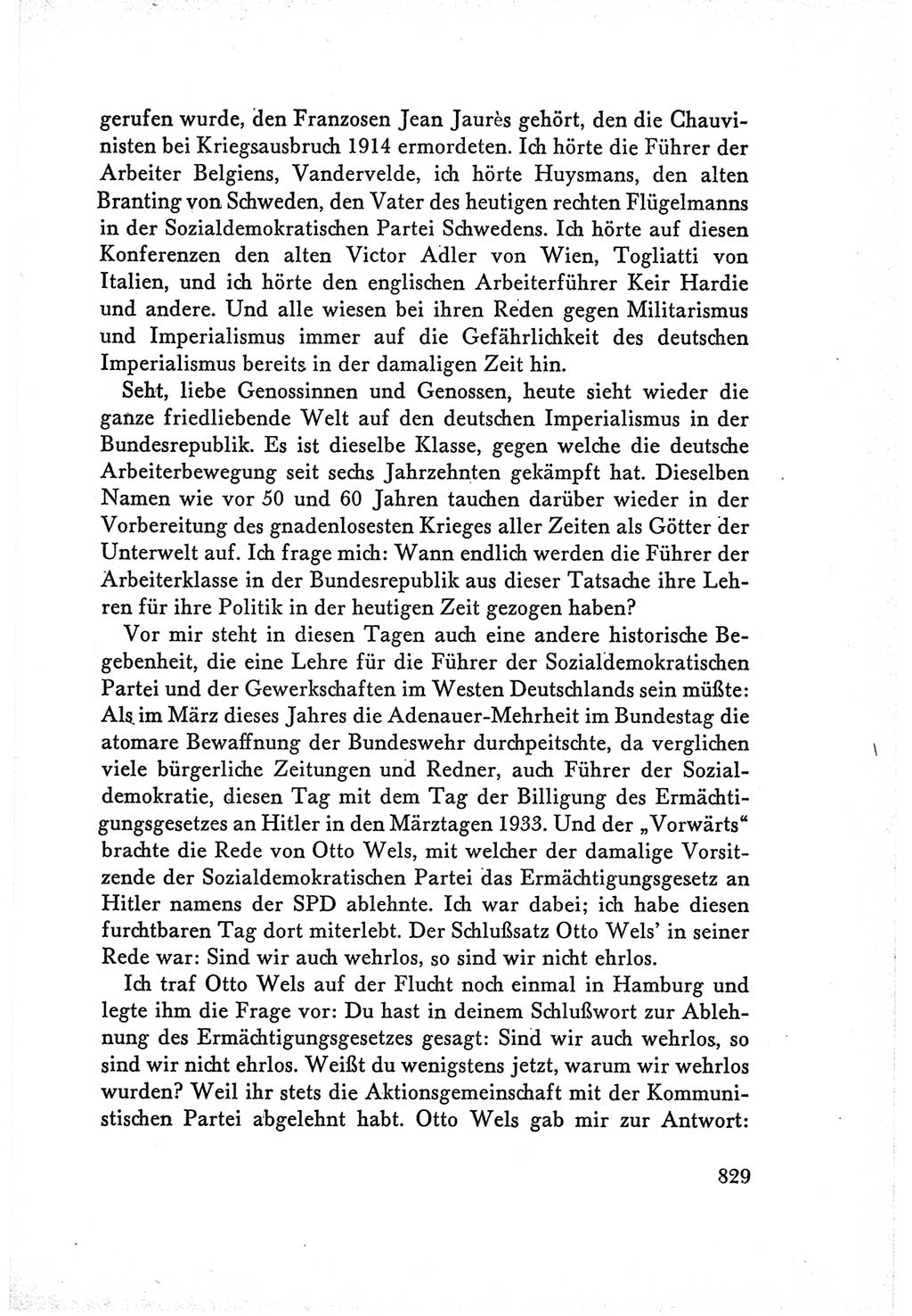 Protokoll der Verhandlungen des Ⅴ. Parteitages der Sozialistischen Einheitspartei Deutschlands (SED) [Deutsche Demokratische Republik (DDR)] 1958, Seite 829