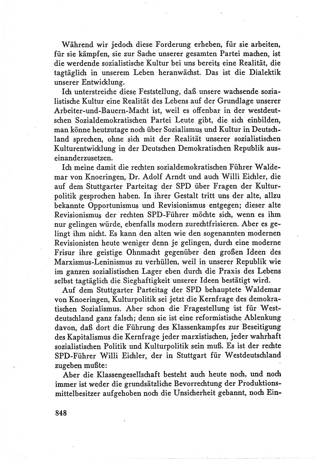 Protokoll der Verhandlungen des Ⅴ. Parteitages der Sozialistischen Einheitspartei Deutschlands (SED) [Deutsche Demokratische Republik (DDR)] 1958, Seite 848