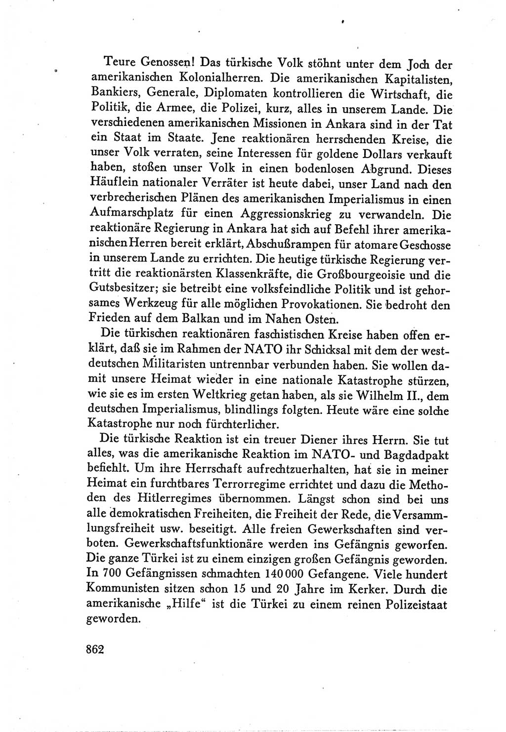 Protokoll der Verhandlungen des Ⅴ. Parteitages der Sozialistischen Einheitspartei Deutschlands (SED) [Deutsche Demokratische Republik (DDR)] 1958, Seite 862