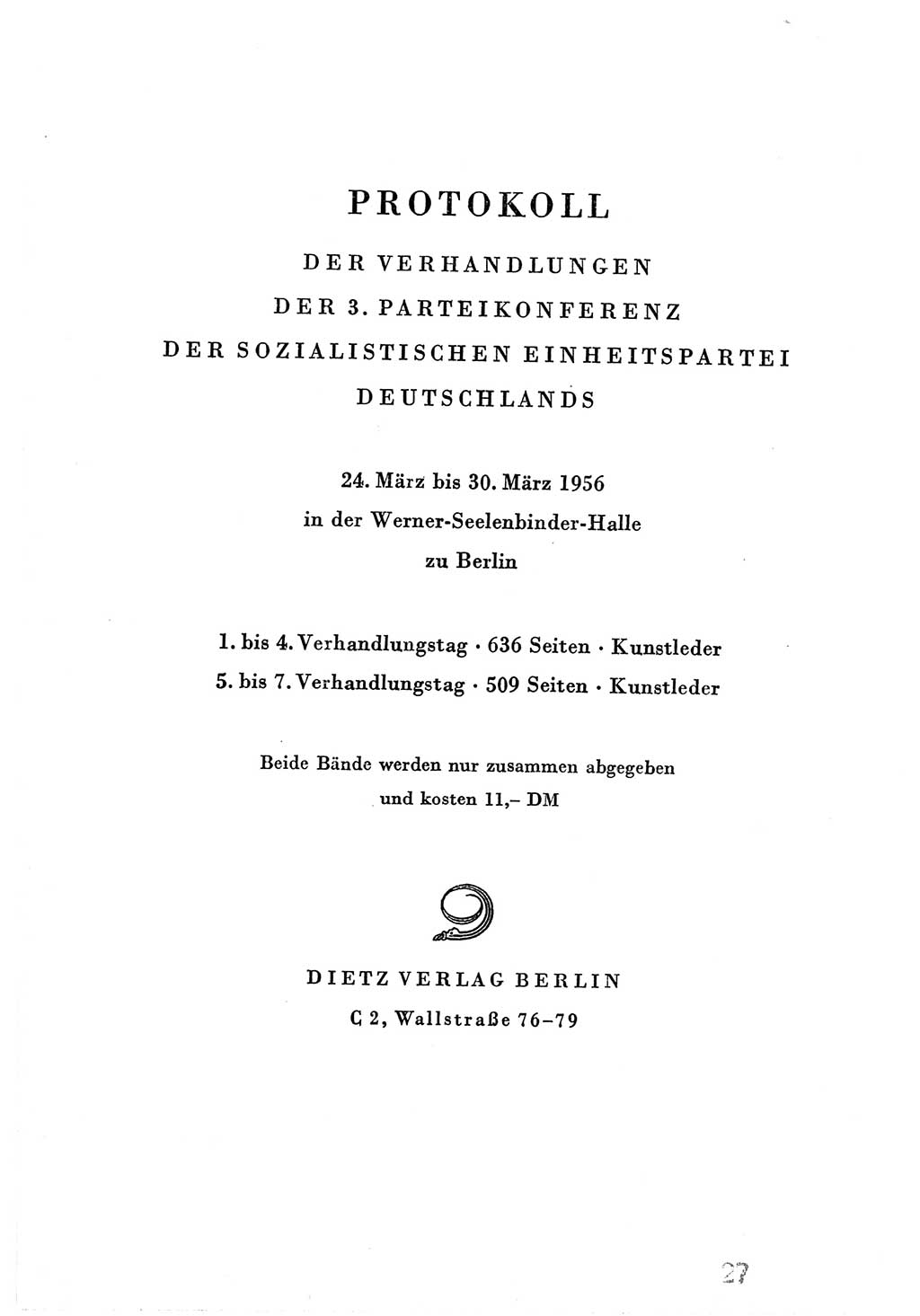 Protokoll der Verhandlungen des Ⅴ. Parteitages der Sozialistischen Einheitspartei Deutschlands (SED) [Deutsche Demokratische Republik (DDR)] 1958, Seite 876