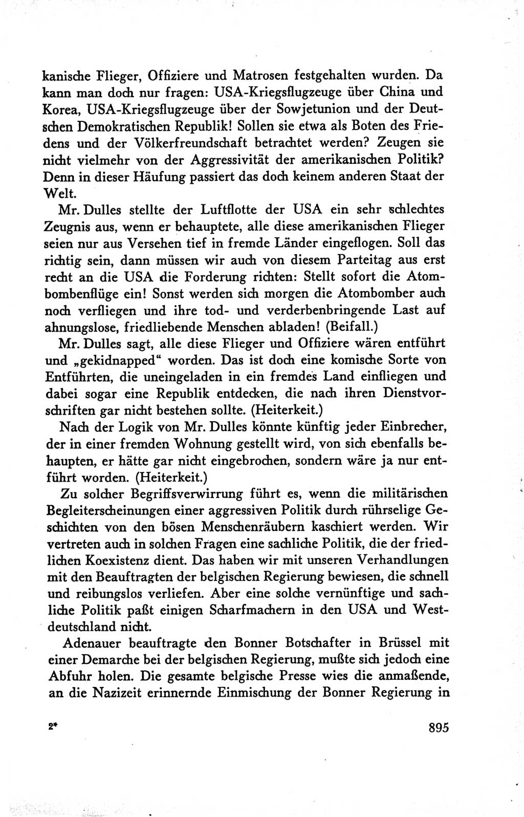 Protokoll der Verhandlungen des Ⅴ. Parteitages der Sozialistischen Einheitspartei Deutschlands (SED) [Deutsche Demokratische Republik (DDR)] 1958, Seite 895