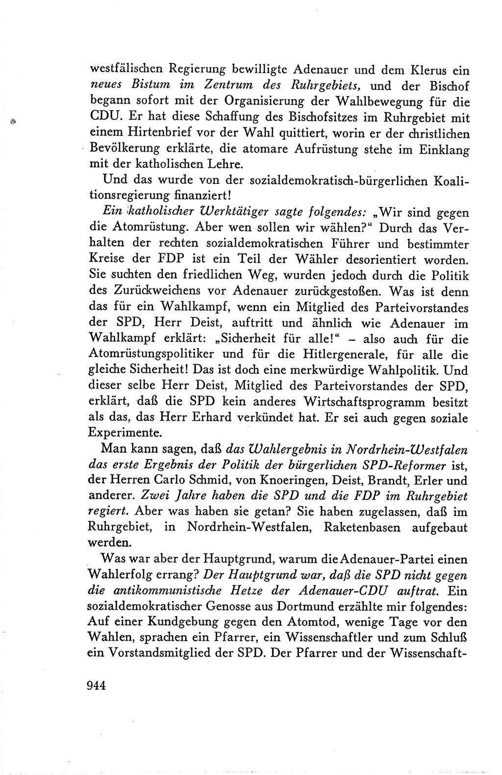 Protokoll der Verhandlungen des Ⅴ. Parteitages der Sozialistischen Einheitspartei Deutschlands (SED) [Deutsche Demokratische Republik (DDR)] 1958, Seite 944
