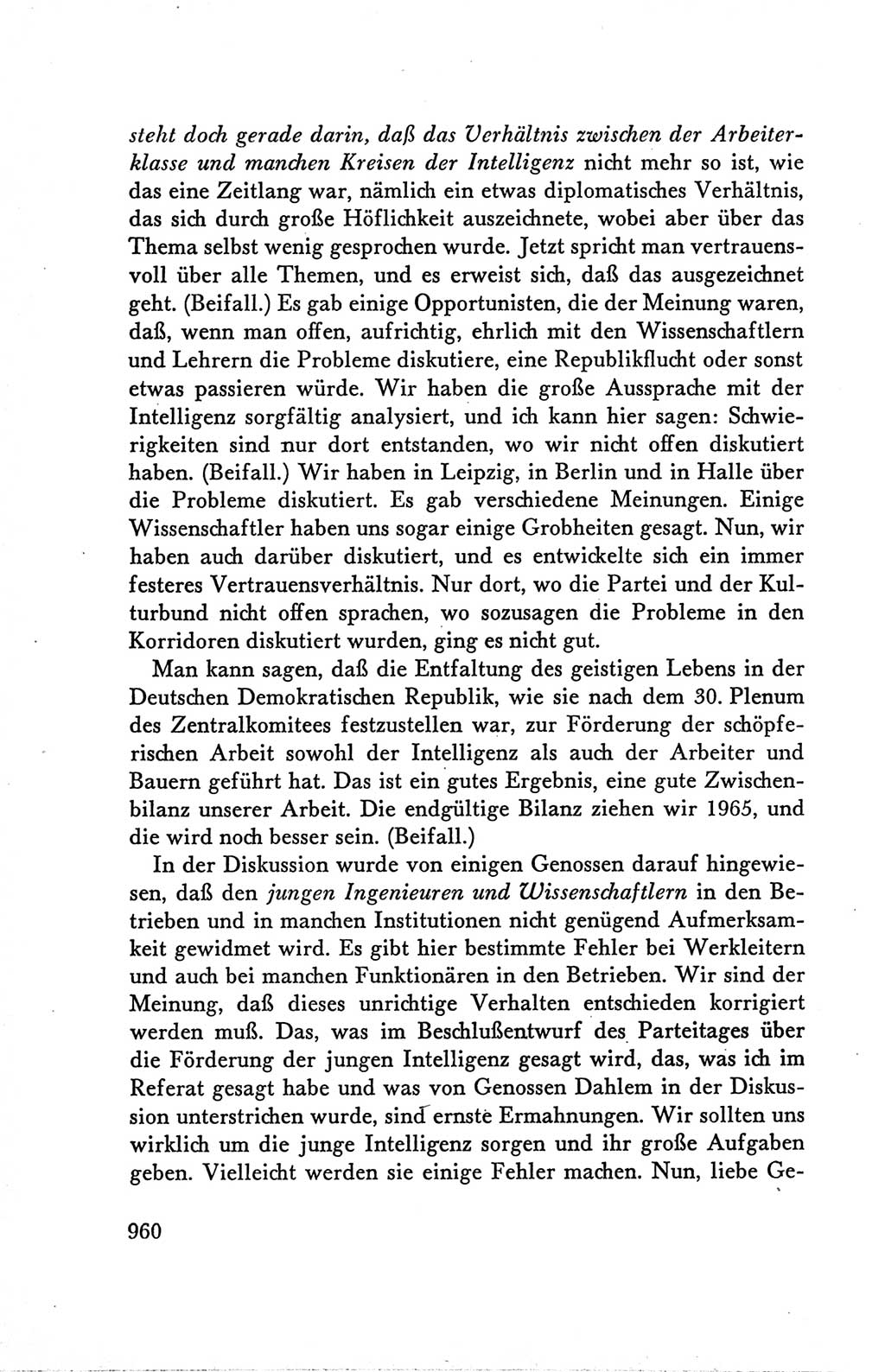 Protokoll der Verhandlungen des Ⅴ. Parteitages der Sozialistischen Einheitspartei Deutschlands (SED) [Deutsche Demokratische Republik (DDR)] 1958, Seite 960