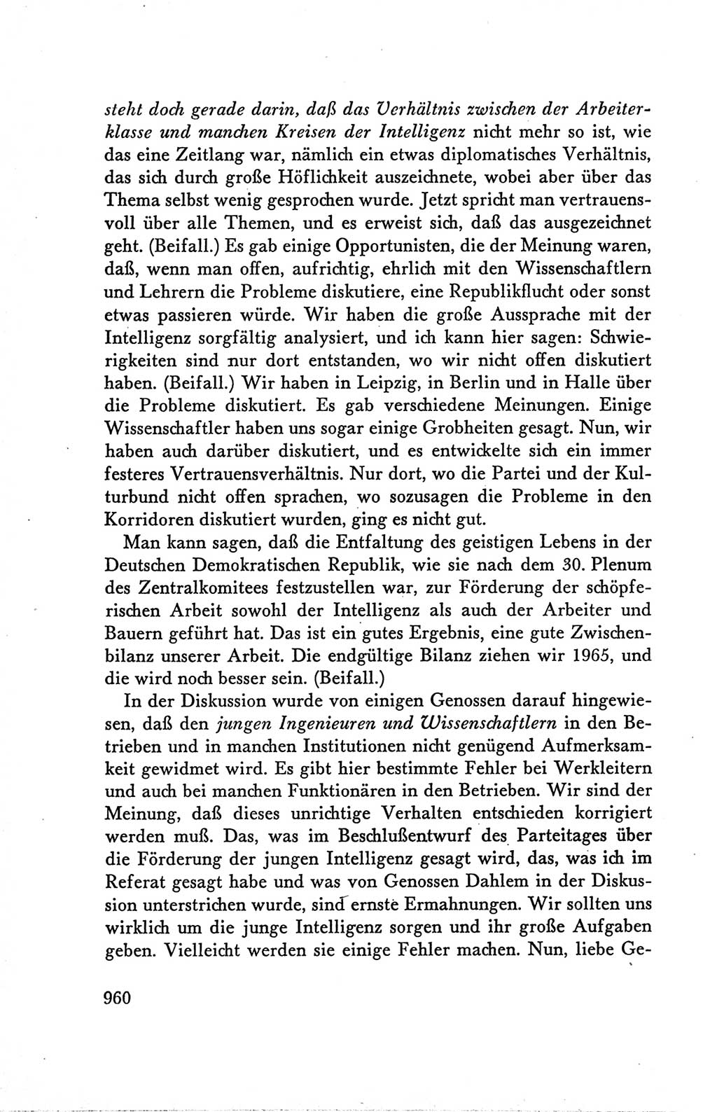 Protokoll der Verhandlungen des Ⅴ. Parteitages der Sozialistischen Einheitspartei Deutschlands (SED) [Deutsche Demokratische Republik (DDR)] 1958, Seite 960