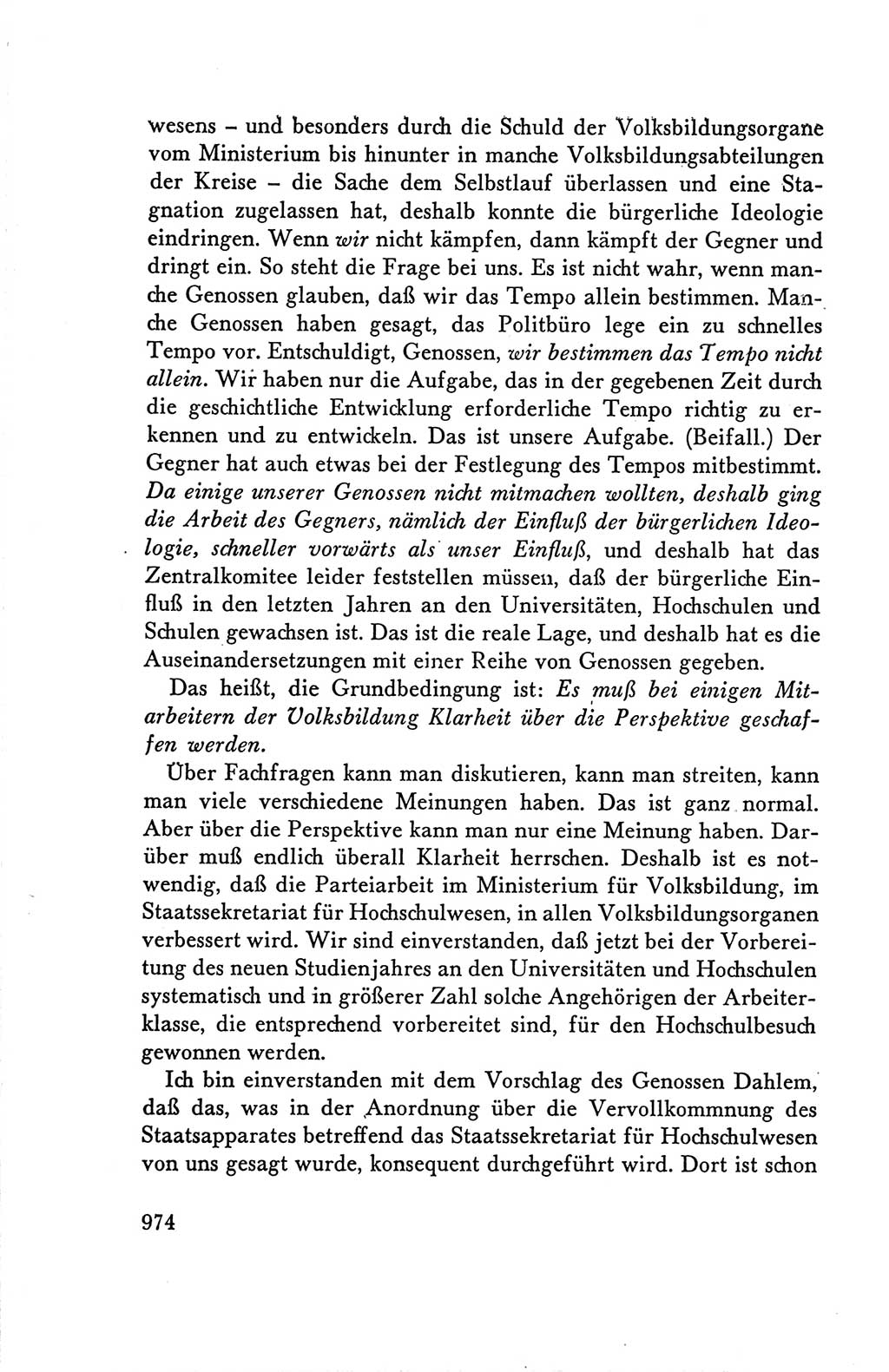 Protokoll der Verhandlungen des Ⅴ. Parteitages der Sozialistischen Einheitspartei Deutschlands (SED) [Deutsche Demokratische Republik (DDR)] 1958, Seite 974