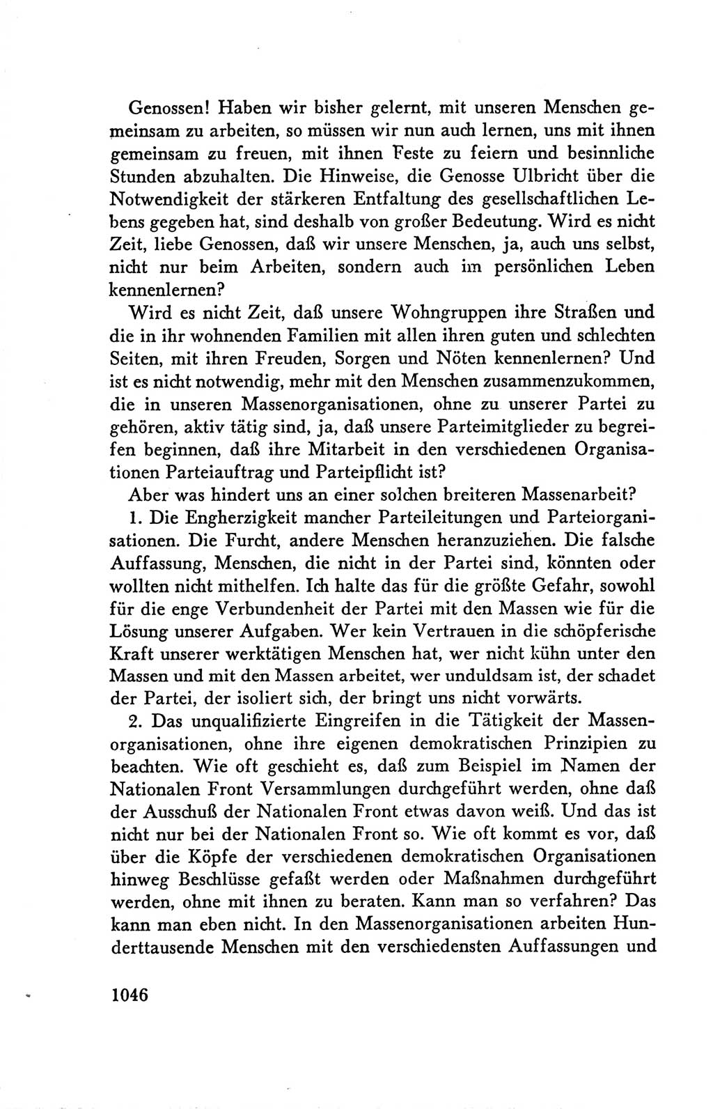 Protokoll der Verhandlungen des Ⅴ. Parteitages der Sozialistischen Einheitspartei Deutschlands (SED) [Deutsche Demokratische Republik (DDR)] 1958, Seite 1046