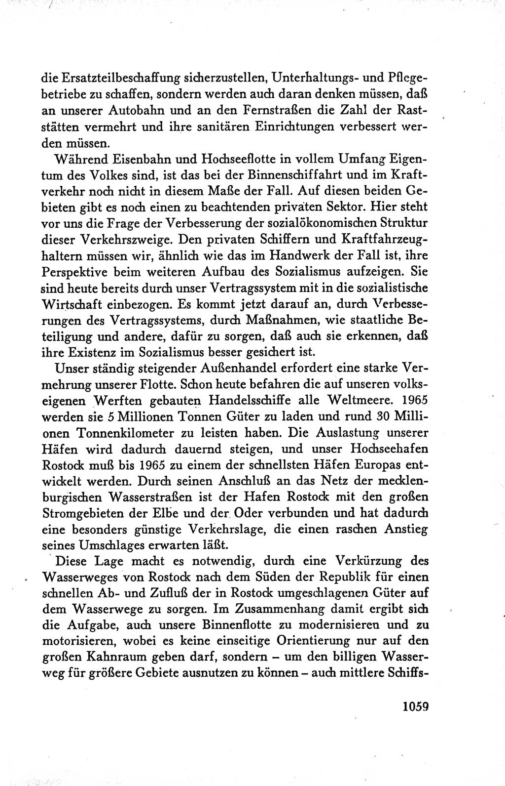 Protokoll der Verhandlungen des Ⅴ. Parteitages der Sozialistischen Einheitspartei Deutschlands (SED) [Deutsche Demokratische Republik (DDR)] 1958, Seite 1059