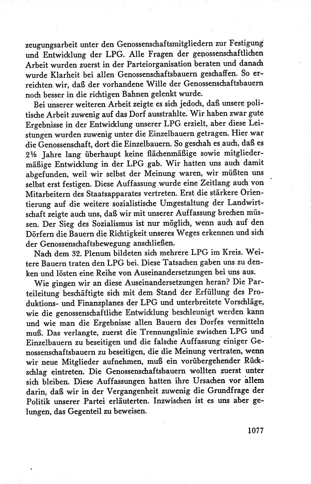 Protokoll der Verhandlungen des Ⅴ. Parteitages der Sozialistischen Einheitspartei Deutschlands (SED) [Deutsche Demokratische Republik (DDR)] 1958, Seite 1077