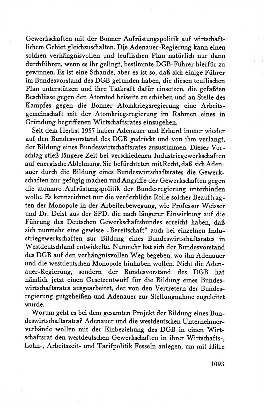 Protokoll der Verhandlungen des Ⅴ. Parteitages der Sozialistischen Einheitspartei Deutschlands (SED) [Deutsche Demokratische Republik (DDR)] 1958, Seite 1093