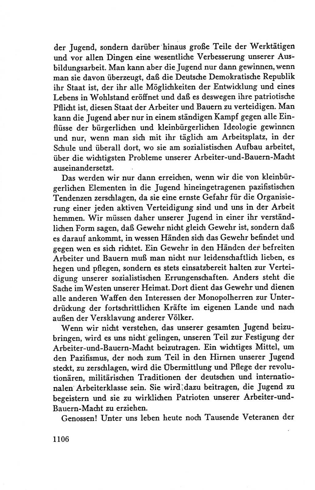 Protokoll der Verhandlungen des Ⅴ. Parteitages der Sozialistischen Einheitspartei Deutschlands (SED) [Deutsche Demokratische Republik (DDR)] 1958, Seite 1106
