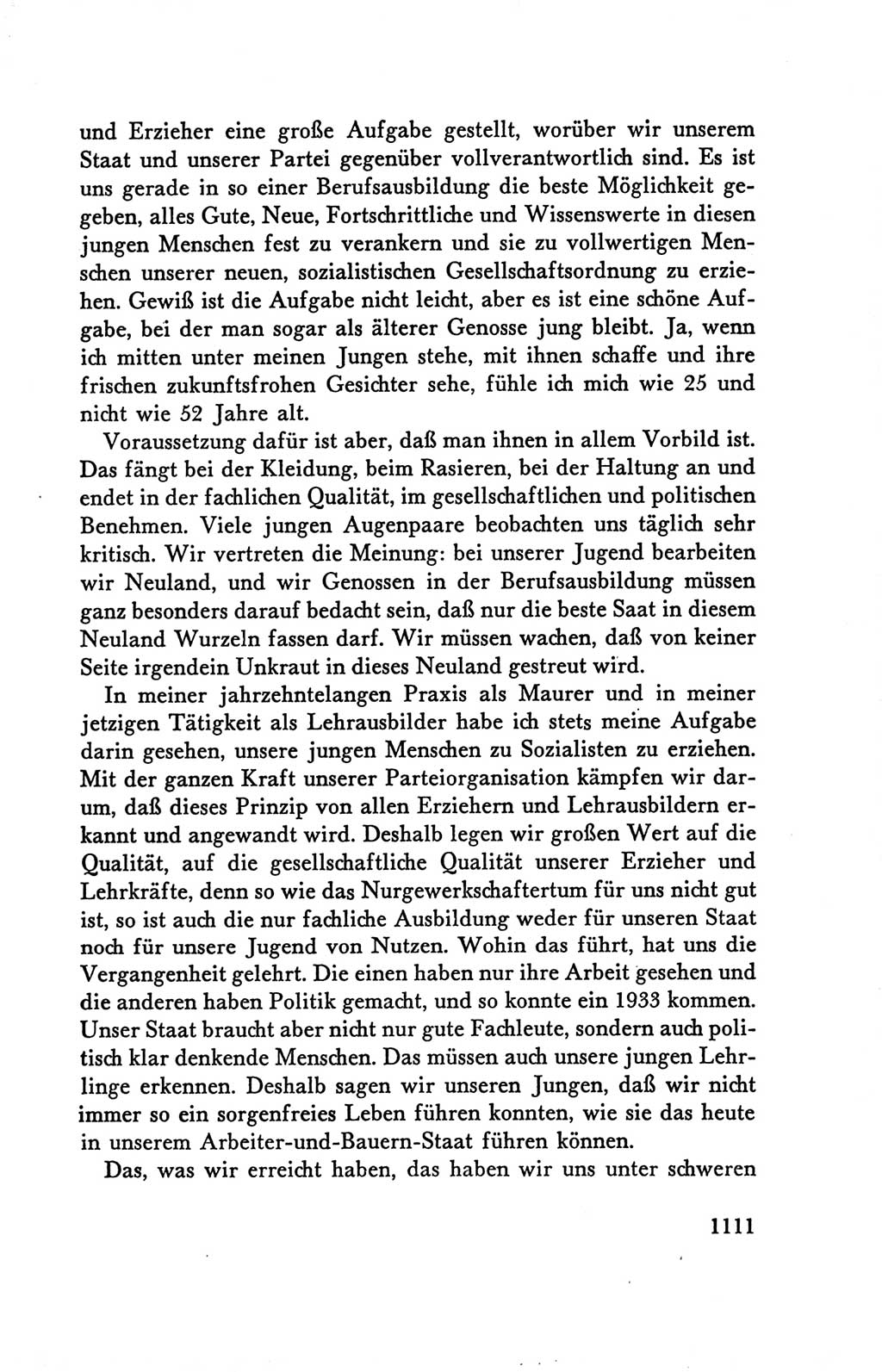 Protokoll der Verhandlungen des Ⅴ. Parteitages der Sozialistischen Einheitspartei Deutschlands (SED) [Deutsche Demokratische Republik (DDR)] 1958, Seite 1111